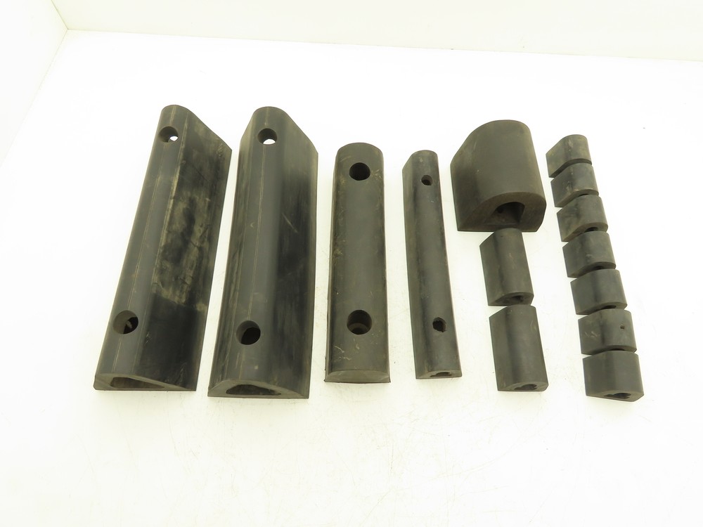 Rubber Loading Dock Bumper Hollow Solid Mixed Size Lot of 17 *READ*