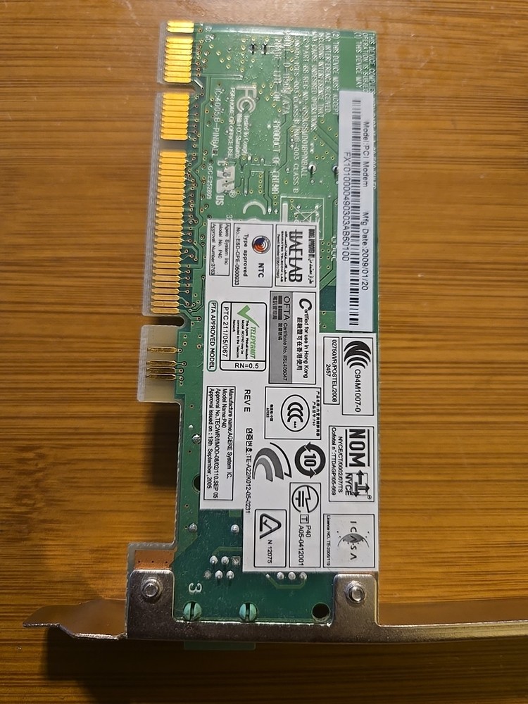 56k Internal PCI Modem #M91K0DHH