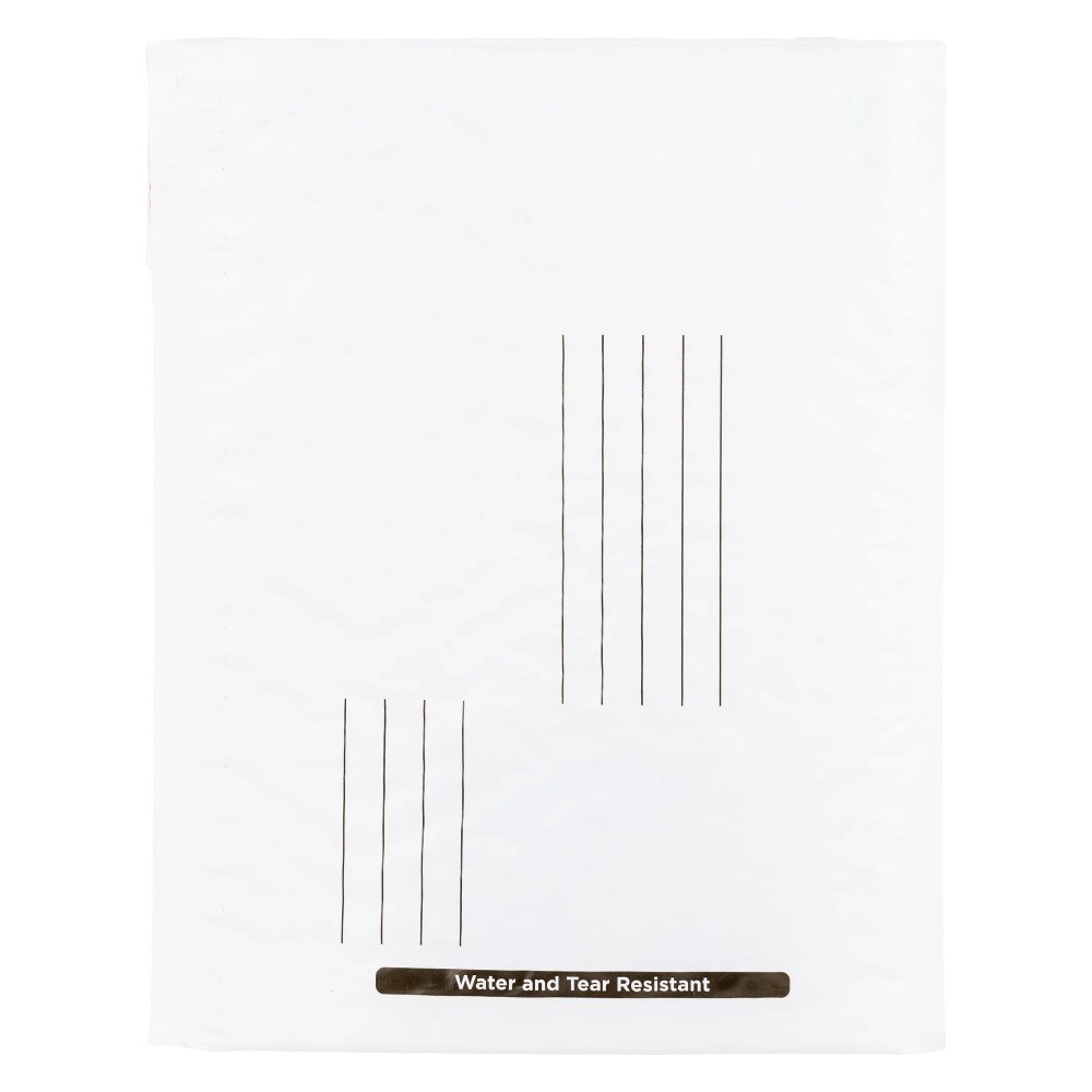 Max Strength Self-Sealing Poly Bubble Mailer #0, 6" x 9", Solid White, 25