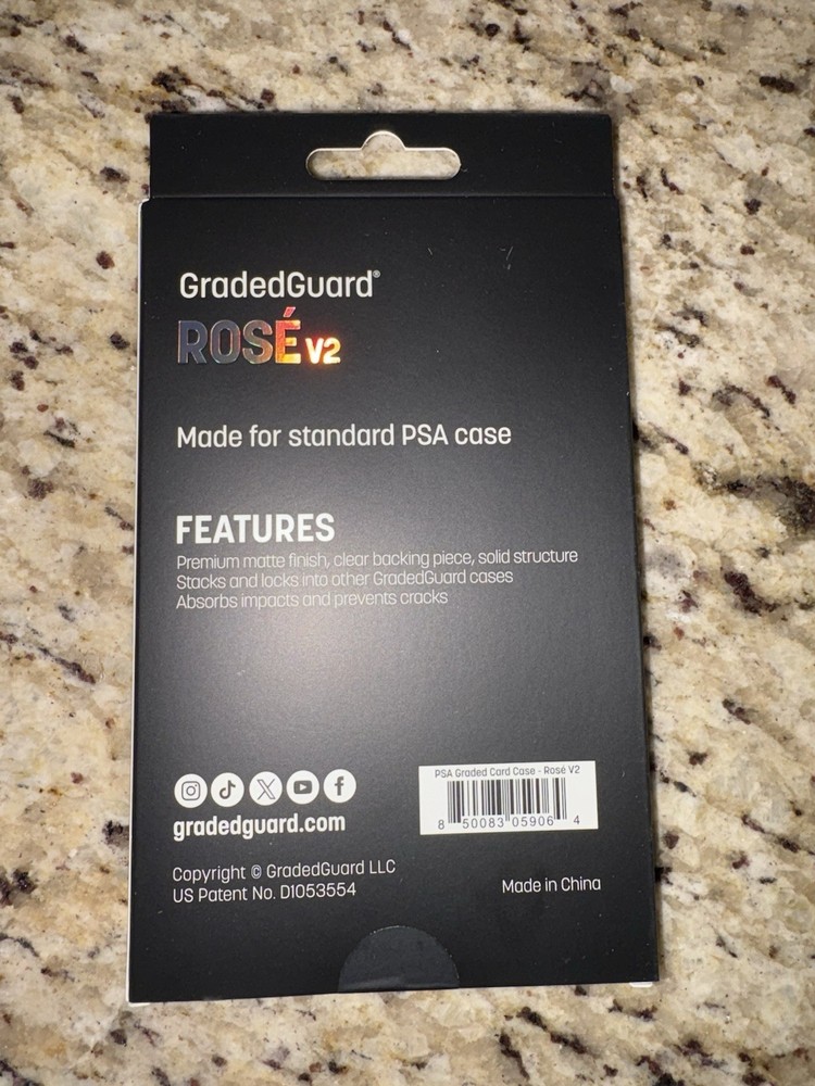 GradedGuard Rose V2 LIMITED EDITION PSA Graded Card Case Protector