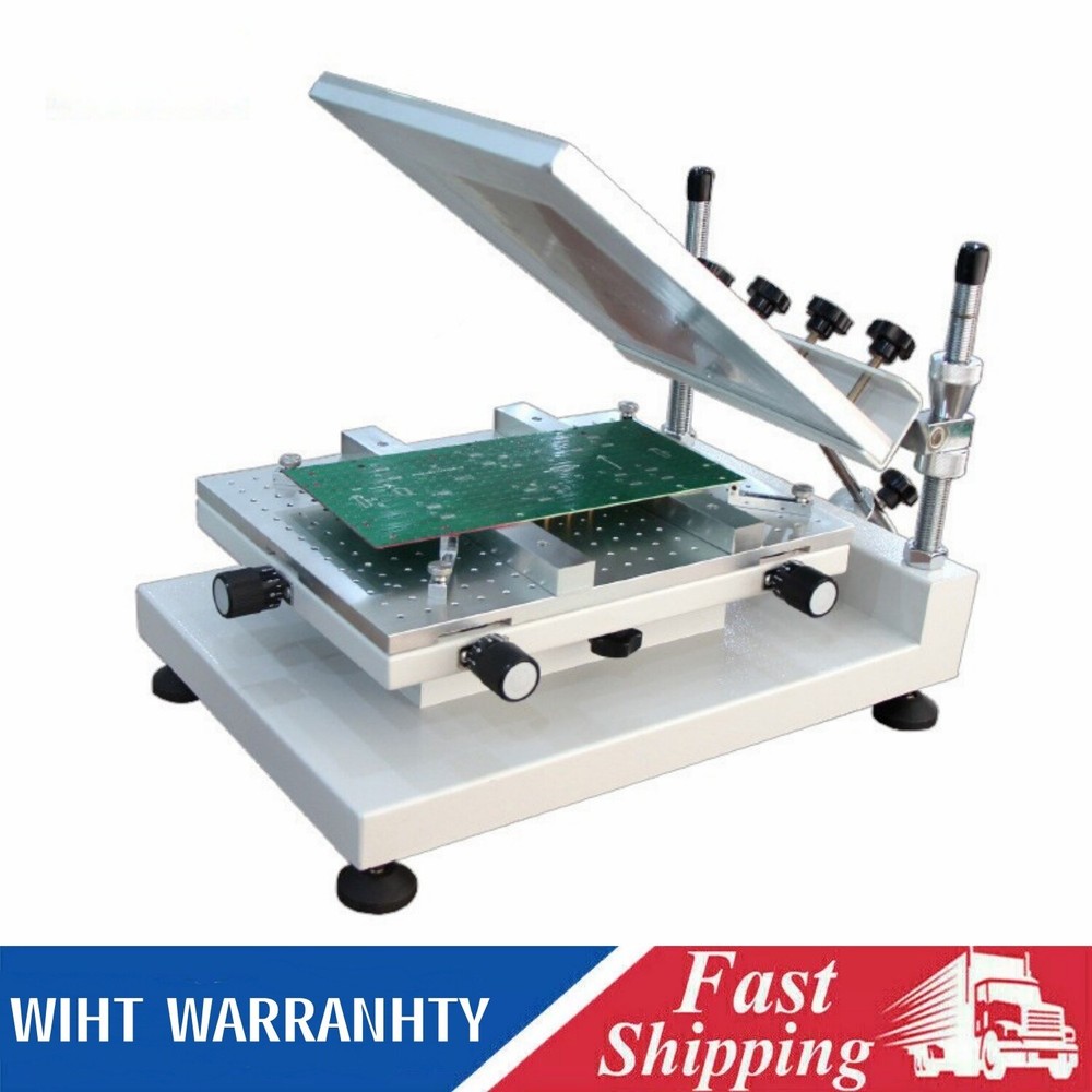 Manual Stencil Printer High Precision Screen Printer Screen Printing Machine