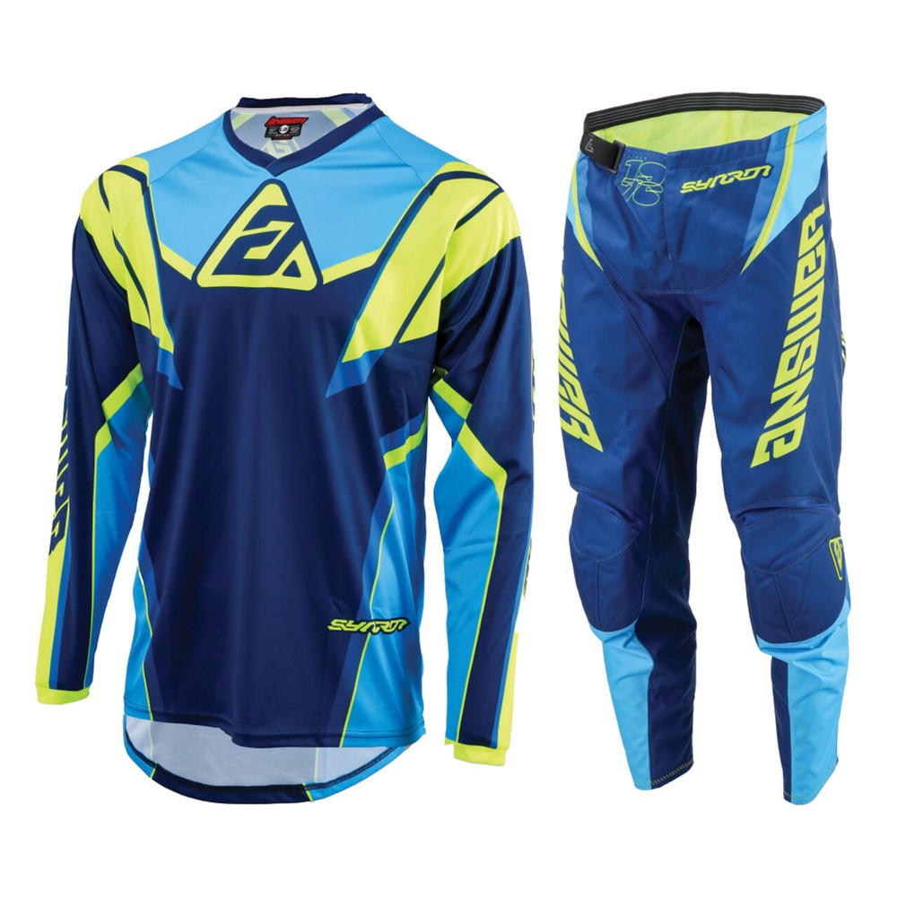 Answer 2025 Syncron Envenom Jersey Pant Combo Blue/Hyper Acid
