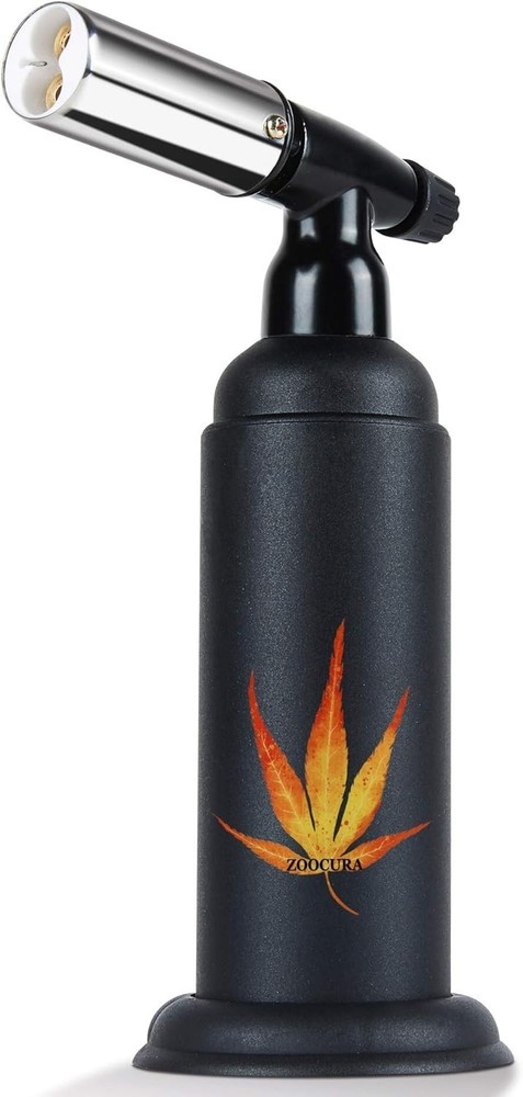 Big Butane Torch, Refillable Industrial Butane Torch Adjustable Double Flames...
