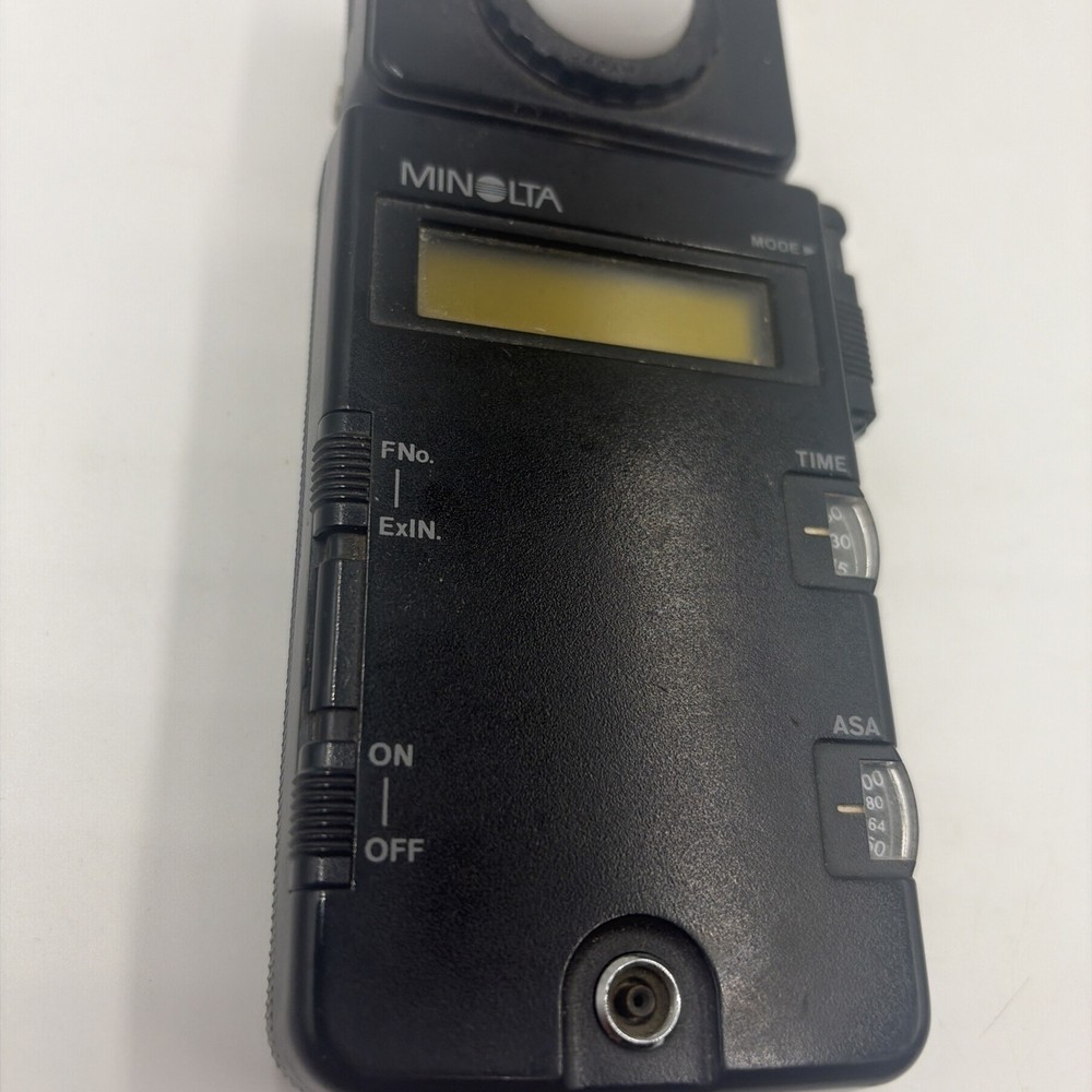 Minolta Flash Meter III with Spherical Diffuser (Ambient/Flash) Tested From USA