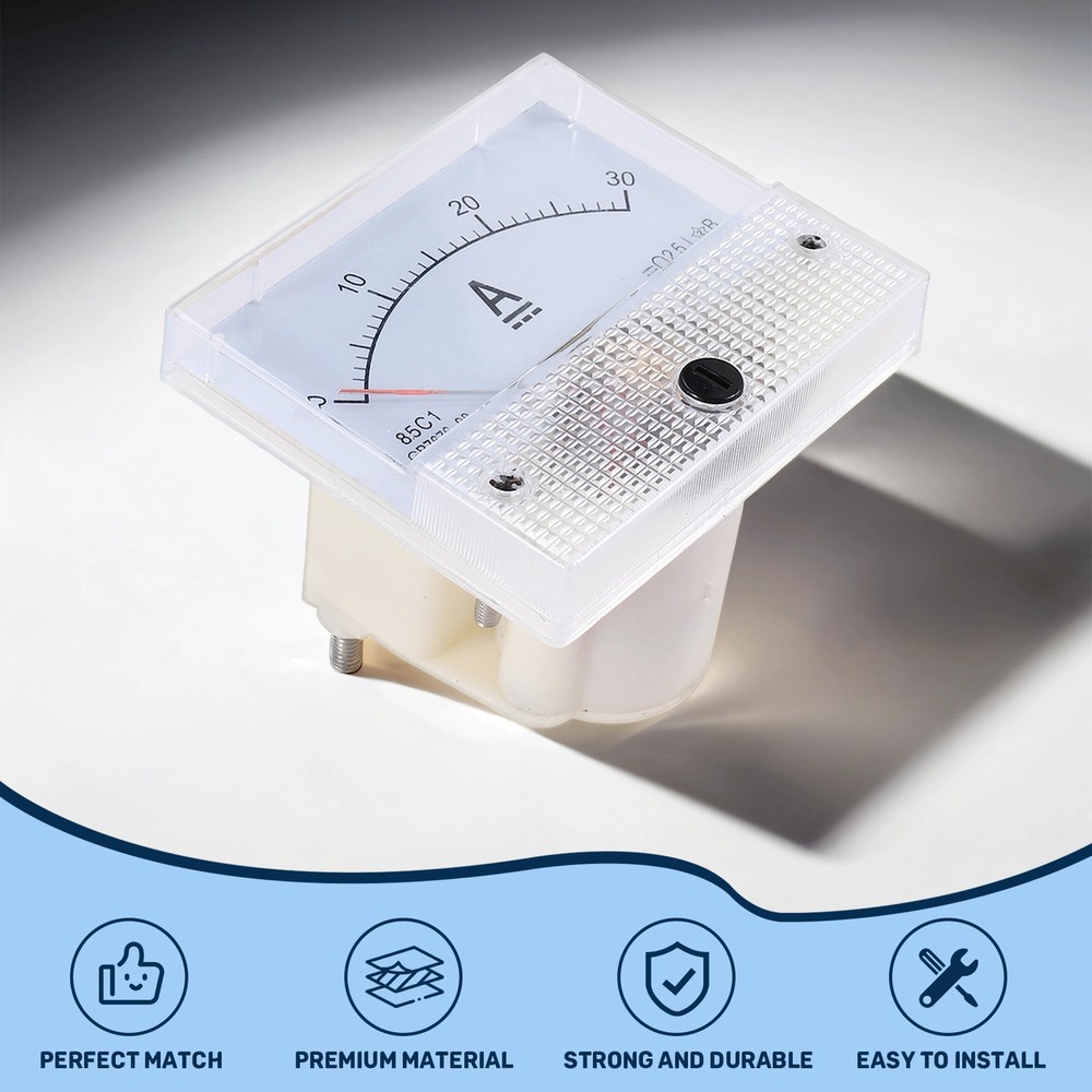 85C1-A DC Current Analog Amp Meter Switchboard Meter 30A Ampe4515