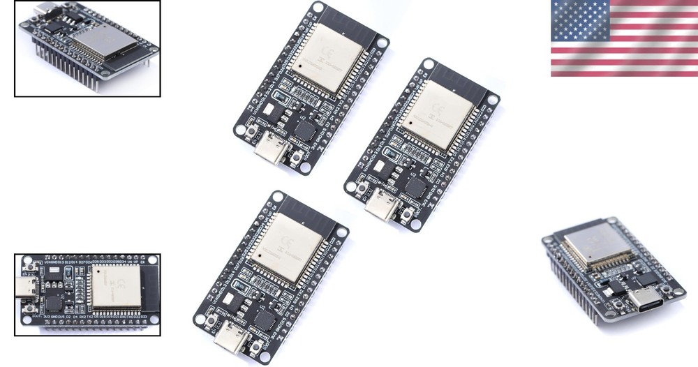Arduino-Compatible ESP-WROOM-32 Wi-Fi + Bluetooth Microcontroller - 30P Type-C