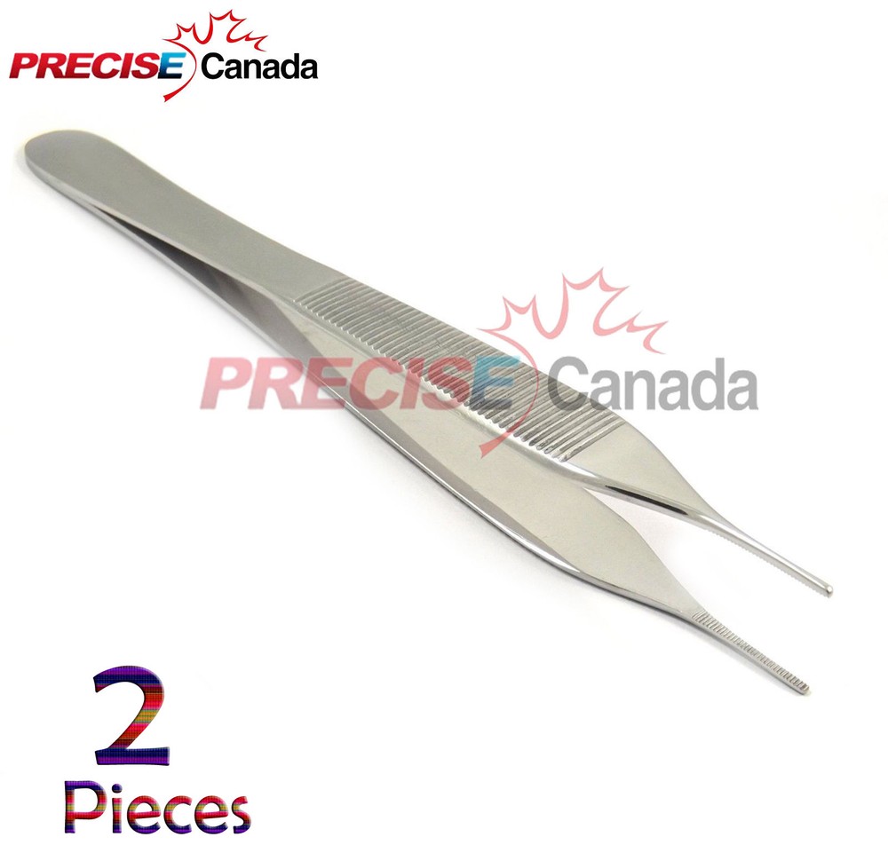 PRECISE CANADA 2 Adson Dressing Forceps 4.75"