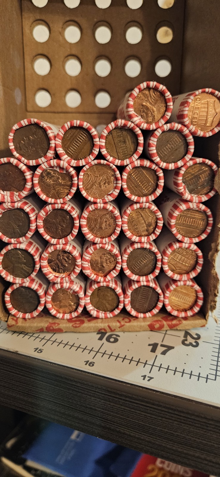 1 Roll of Lincoln Cents All Mixed Pennies 50-Cent Coin Rolls Various Dates