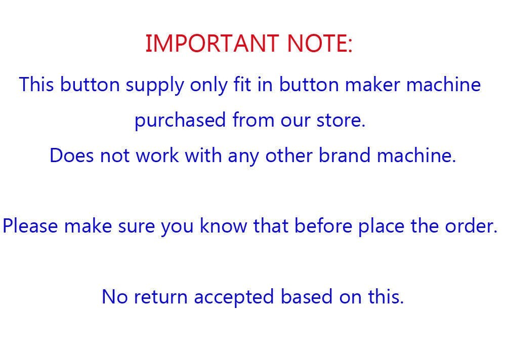 100Sets Magnetic Button Badge Maker Parts 25mm For Button Maker