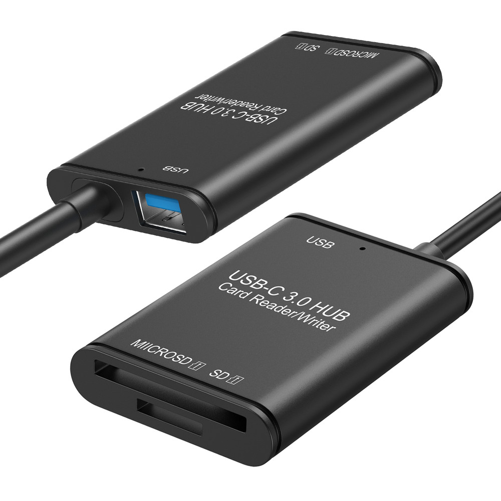 USB C to SD Card Reader Writer USB 3.0 OTG Adapter Micro SD Memory Card Reader