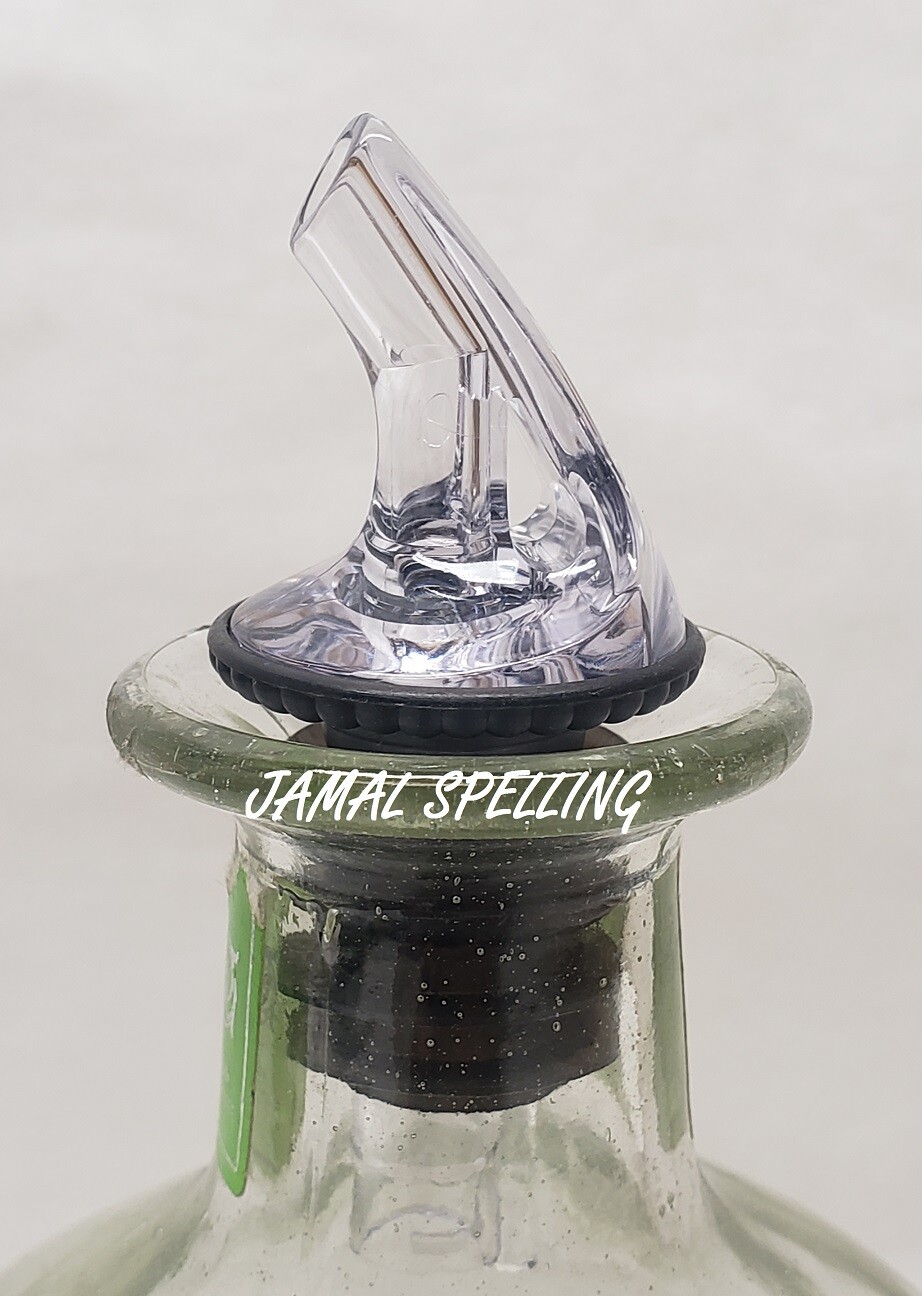 6 Liquor Bottle POUR SPOUTS BIG CORK Pourer FITS Patron 750, 1800, 1.75ltr 1/2gl