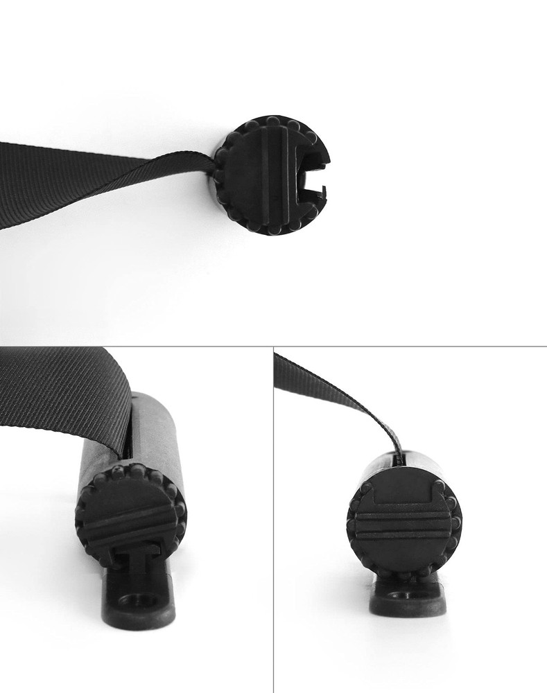 QWORK Wall Mounted Retractable Belt Barrier, Crowd Control 10', Black