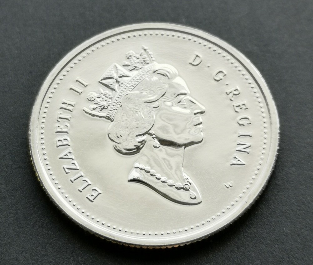 *** CANADA  25  CENTS  1998 W ***  FROM  MINT  SETS  *** KEY  DATE  ***