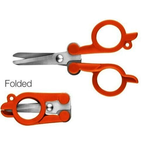 2 pairs Fiskars 4" Compact Folding Scissors ~ 2 ITEMS!