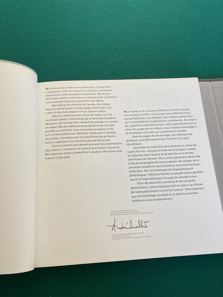 Canada Post The Millenium Collection Unsealed Intact