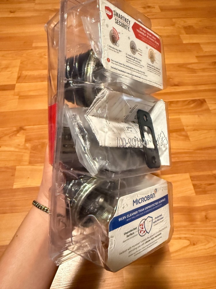 Kwikset Double Cylinder Deadbolt Featuring SmartKey Security- Iron Black