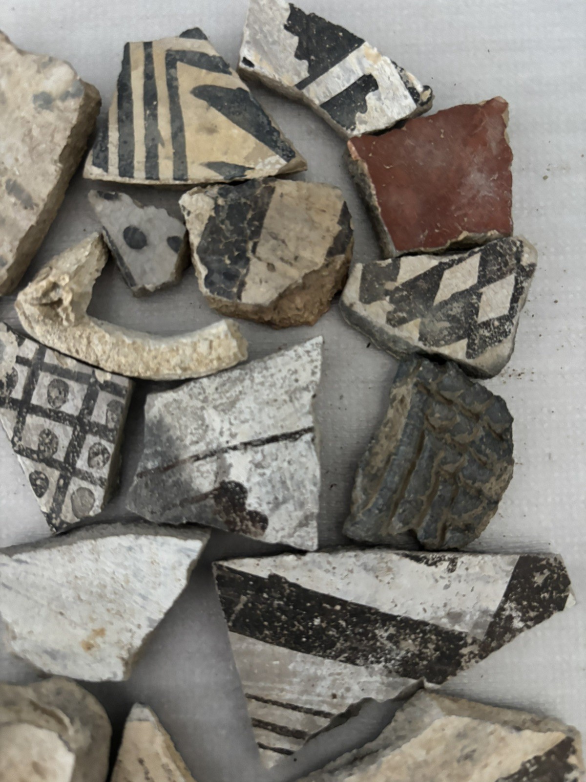 30+ Ancient Anasazi Native American Pottery Shards Arizona L8-E FREE SHIP