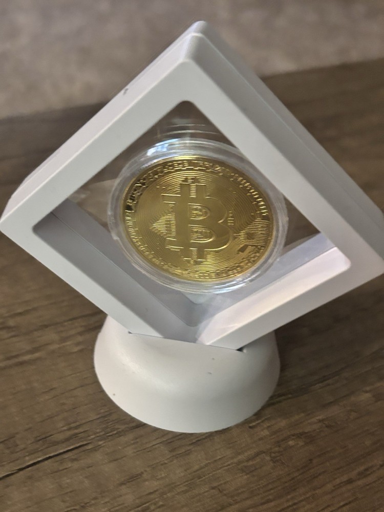 Physical Bitcoin Display Ideal For Desk, Coffee Table, Etc