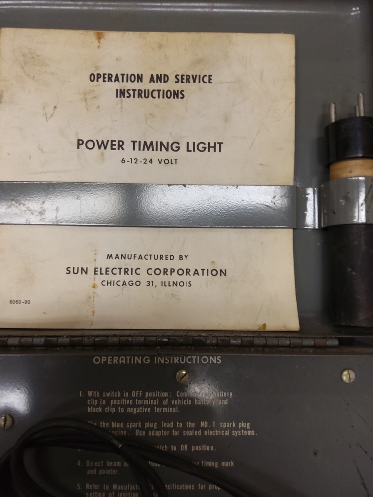 sun electric corporation Ignition Timing Light