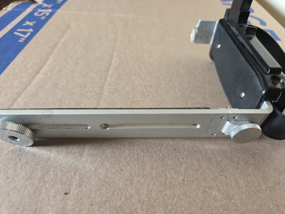 Soligor Left Hand Flash Holder Rail Grip Bracket ~Good Condition