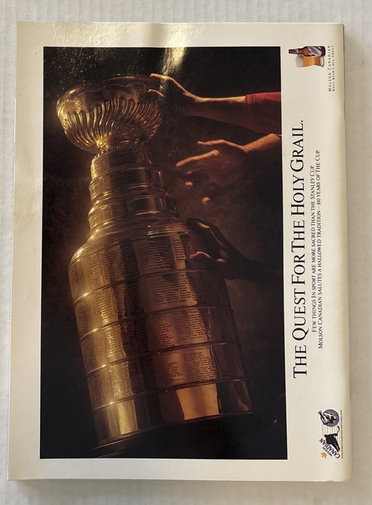 1993 Maple Leafs Kings Playoff Program Gretzky Gilmour