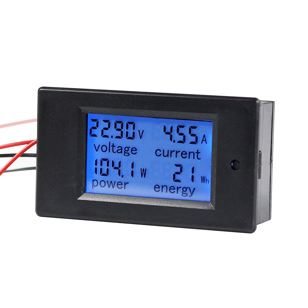 DC 20A 100V LCD Digital Volt Voltage Watt Current Power Meter Ammeter Voltmeter.