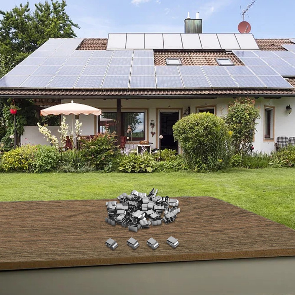 Solar Panel Clips Home Use Office Use Easy Installation No Tools Required
