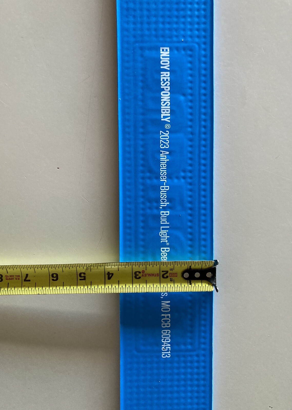 NEW Bud Light Beer Rubber Bar Spill Mat for tap Kegerator Or Glasses