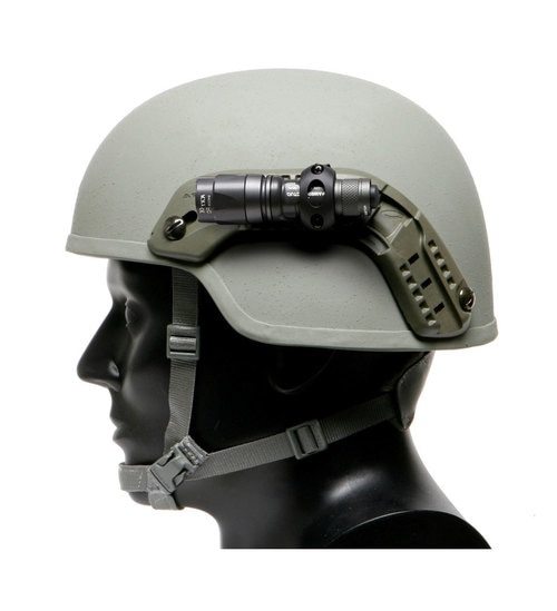 Armorwerx 1" 25mm Rotating Flashlight Mount for Tactical Helmet Acessory Rail