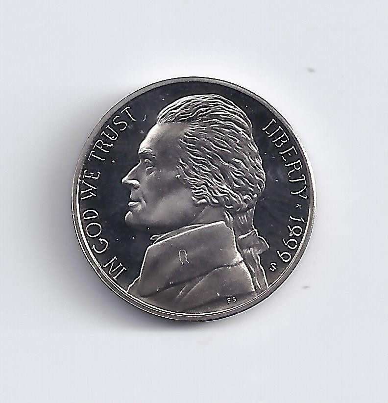 1999-S  PROOF NICKEL