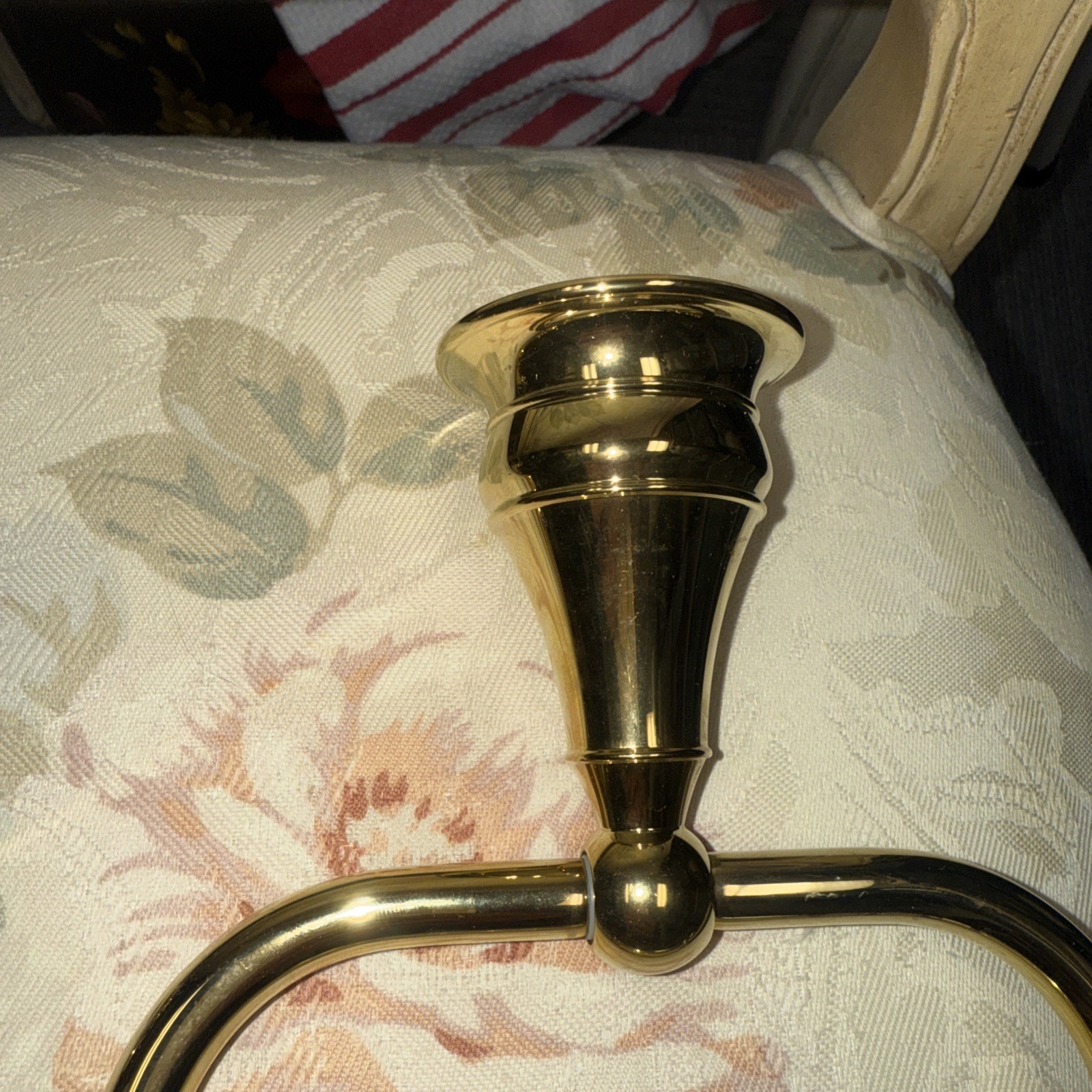 One (1) Vintage Kohler Revival Polished Brass Toilet Paper Holder K-16141-PB