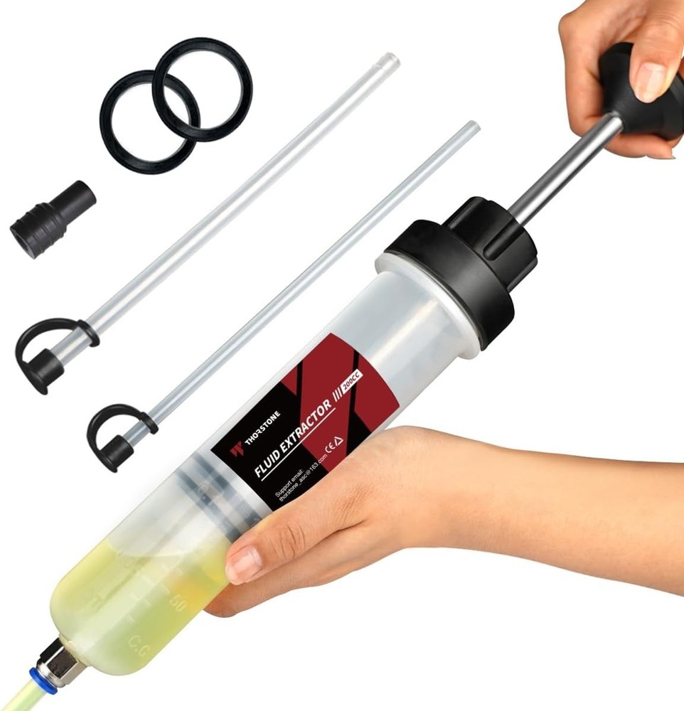 Effortless 200cc Fluid Extractor Pump with 22cm Tubes for Quick Maintenance