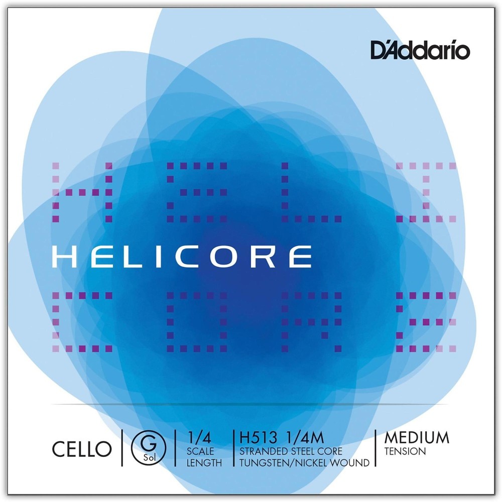 D'Addario Helicore Series Cello G String 1/4 Size