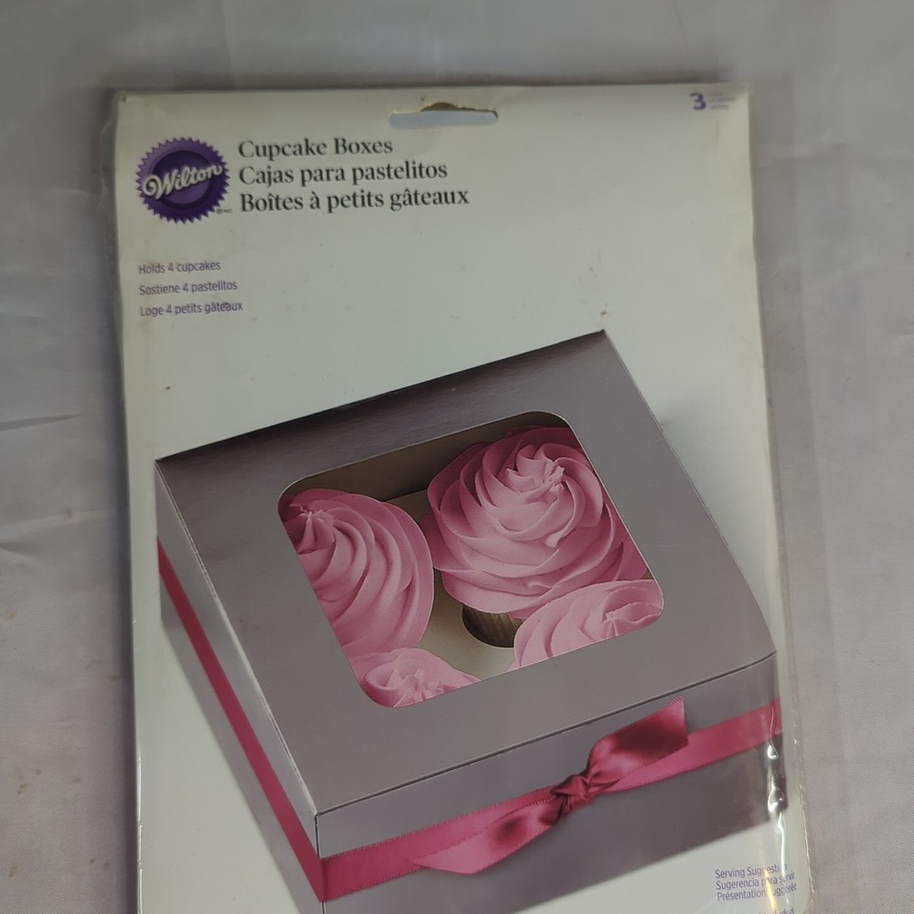 Wilton Cupcake Boxes New In Package -3 boxes