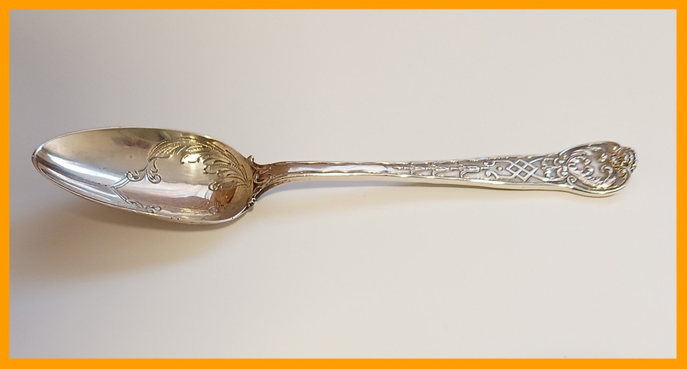 ORIGINAL ENGLISH SILVER SPOON 1000 SILVER With HALLMARKS