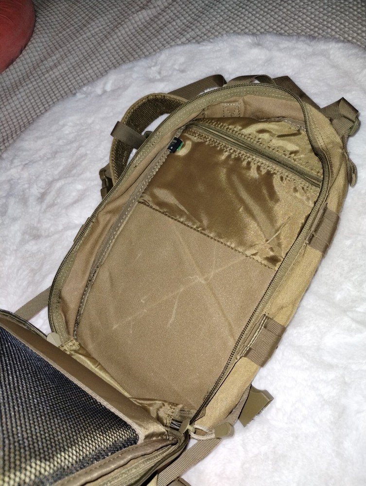 Condor Compact Assault Pack MOLLE Rucksack Hydration Army Backpack Coyote Brown