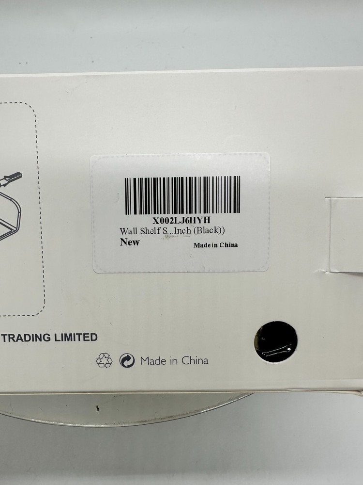 TXESIGN WALL SHELF SPEAKER STAND SMALL 9 INCH BLACK