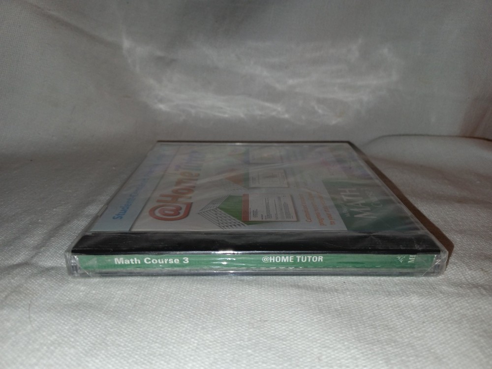 Home Tutor Math Course 3 Cd Rom New