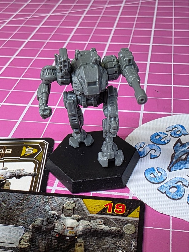 BattleTech Sentinel Mech -- ComStar Command Level II + Cards