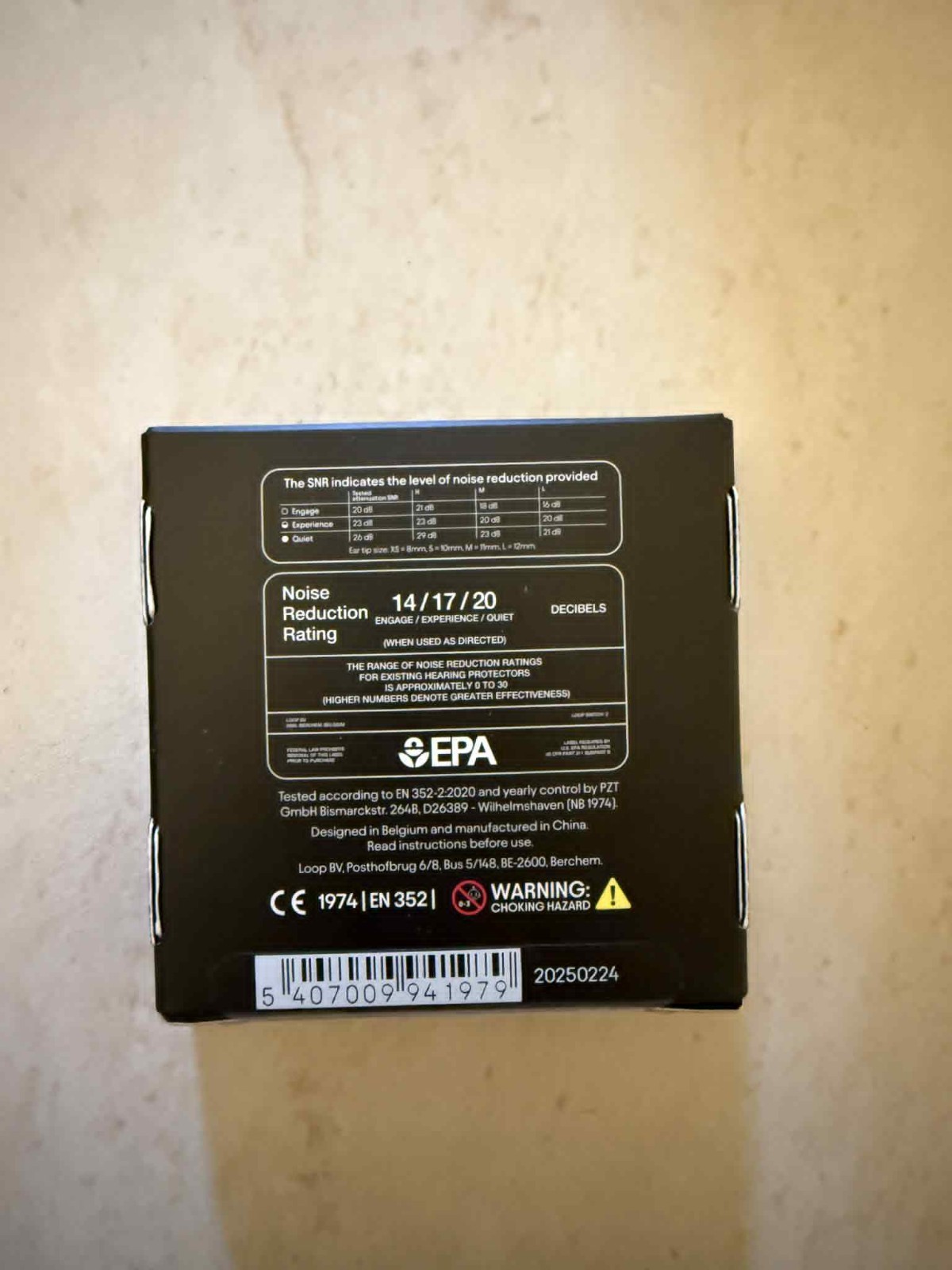 Loop Earplugs Switch 2 Black NEW (FREE SHIPPING)