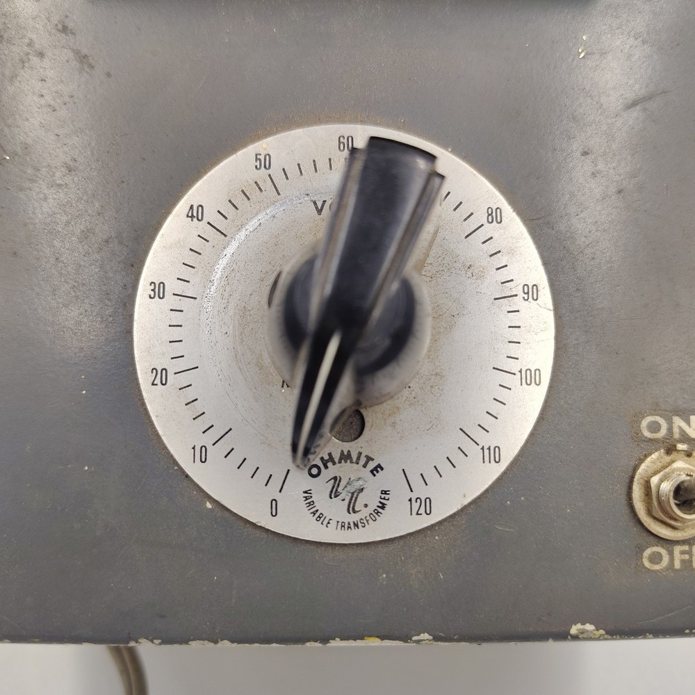Vintage Simpson Meter + Ohmite VT-02 Variable Transformer Box – Untested