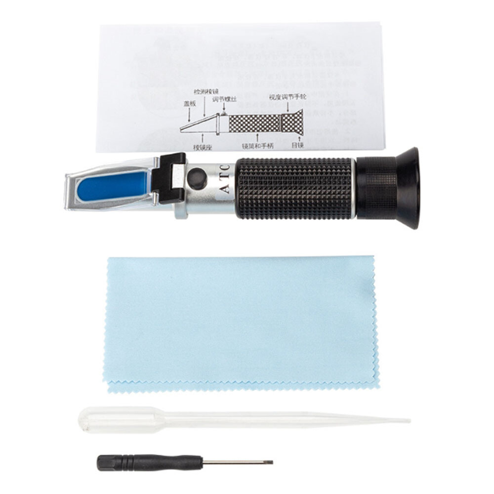 Handheld Refractometer Beer Brix Meter 0-32 Tester Concentration Meter Tool