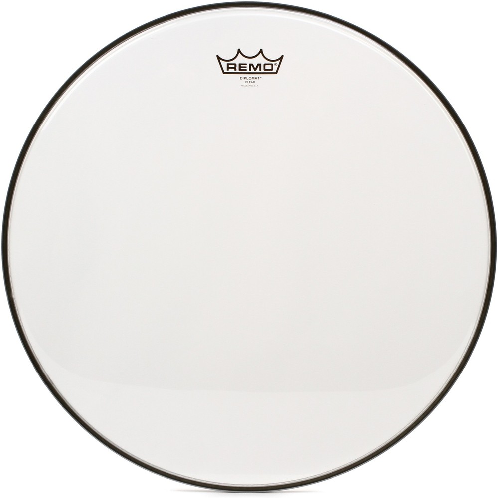 Remo Diplomat Clear Drumhead - 18 inch (2-pack) Bundle