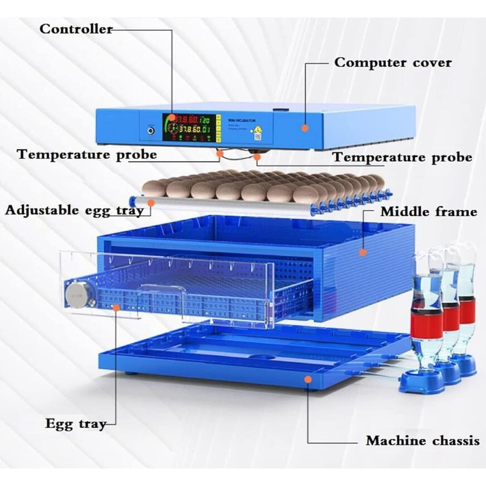 Automatic Eggs Incubator, Large Incubators for Hatching Eggs with Automatic Egg