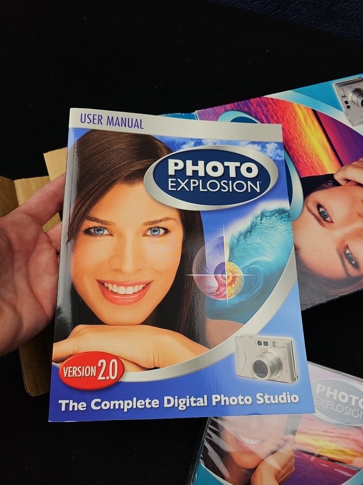 Nova PHOTO EXPLOSION Deluxe Version 2 Windows XP, 2000 ME 98 Photo Edit Software