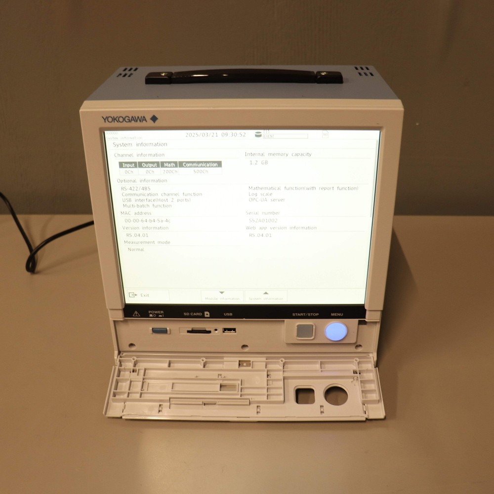 Yokogawa SmartDac+ GP20-2E Touchscreen Paperless Chart Recorder