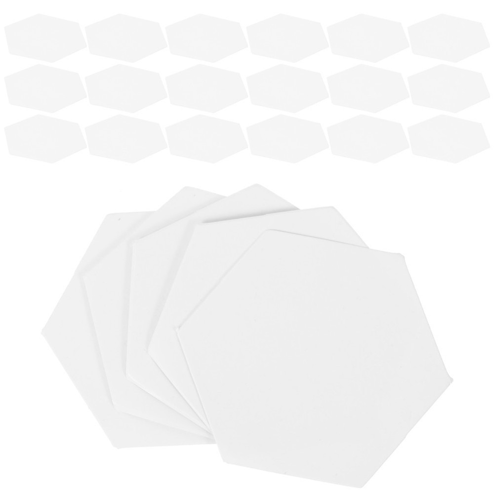 300 Pcs Hexagon Papers for Quilting Patchwork Tool Decor Drawing Hexagonal