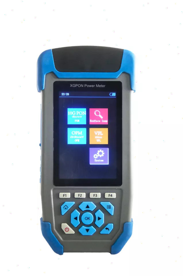 Digital 10G PON Power Meter Network Voice Data and Video Signals Analyzer
