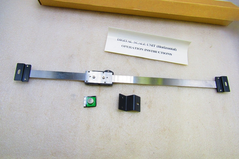 Horizontal electronic absolute digital scale, 12"