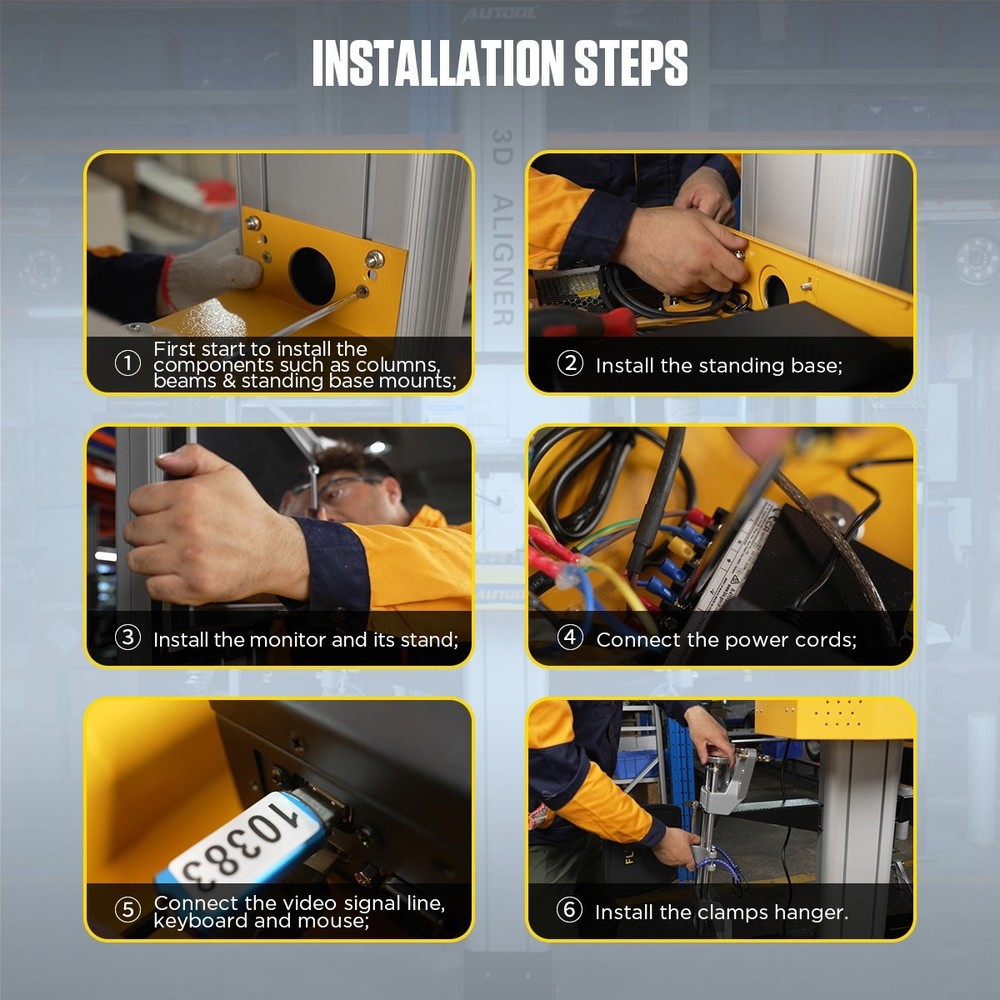 3D Wheel Alignment Machine For 4-Post Lifts Fully Automatic Tire Aligner System